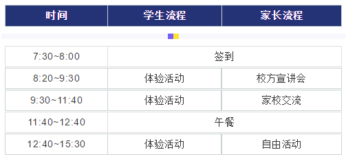 初中开放日活动流程图片 初中开放日活动流程图片