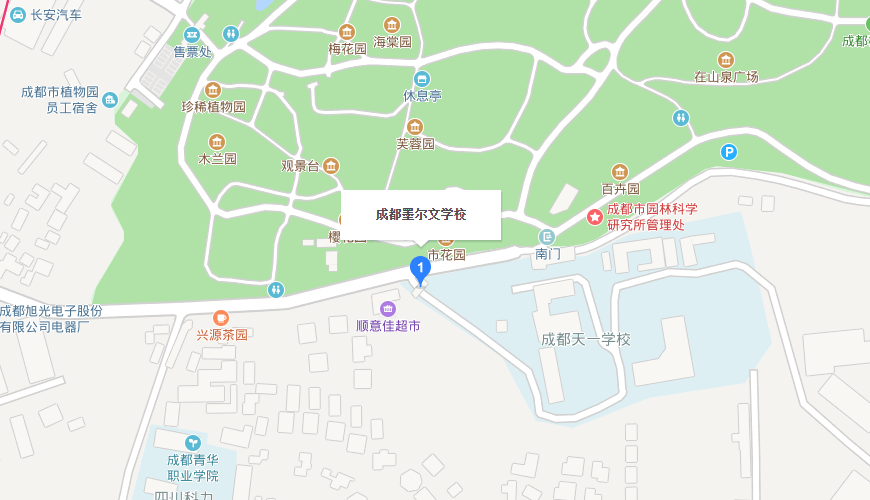 成都墨尔文学校地图图片