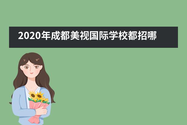 2020年成都美视国际学校都招哪个年级的学生?