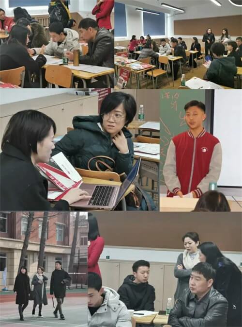 北京新桥外国语高中学校校园开放日暨招生说明会现场图