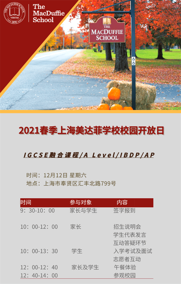 上海美达菲学校校园开放日