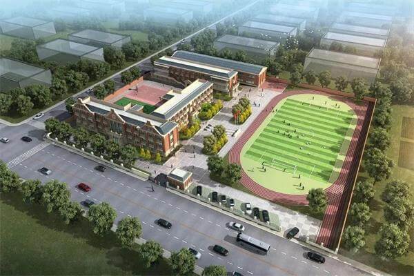 天津格瑞思学校俯视图片