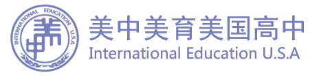 美中美育美国高中logo