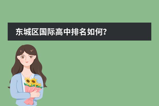 东城区国际高中排名如何？