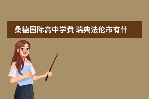 桑德国际高中学费 瑞典法伦市有什么大学?