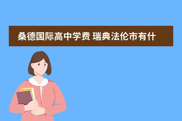 桑德国际高中学费 瑞典法伦市有什么大学?