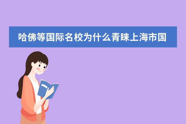 哈佛等国际名校为什么青睐上海市国际高中？