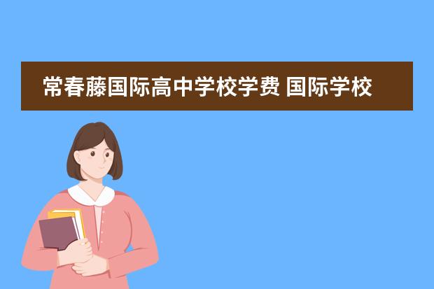 常春藤国际高中学校学费 国际学校是怎样收费的?