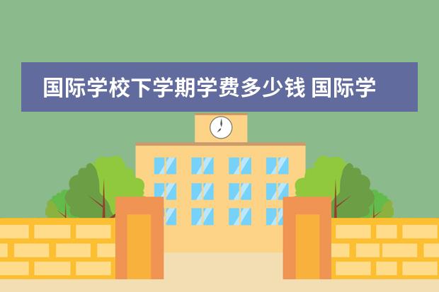 国际学校下学期学费多少钱 国际学校学费大概一年多少?