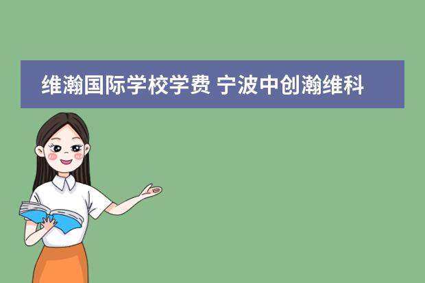 维瀚国际学校学费 宁波中创瀚维科技有限公司怎么样?