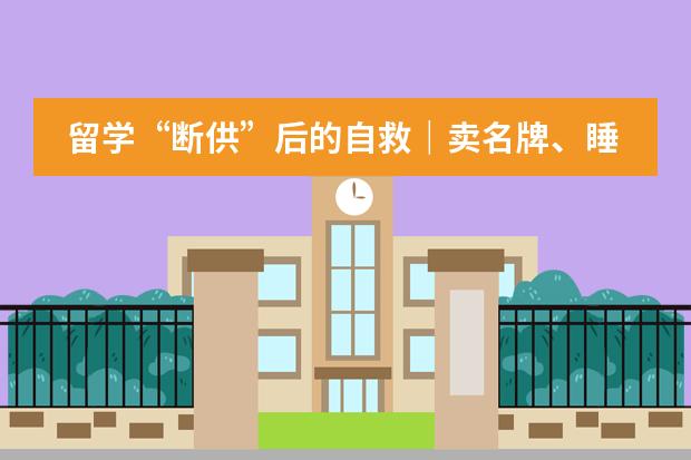 留学“断供”后的自救|卖名牌、睡沙发,“破产姐妹”熬成脸书打工人