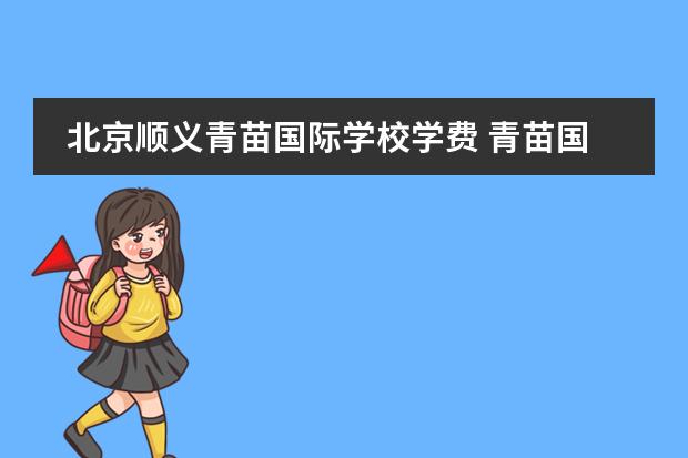北京顺义青苗国际学校学费 青苗国际双语学校学费是多少?
