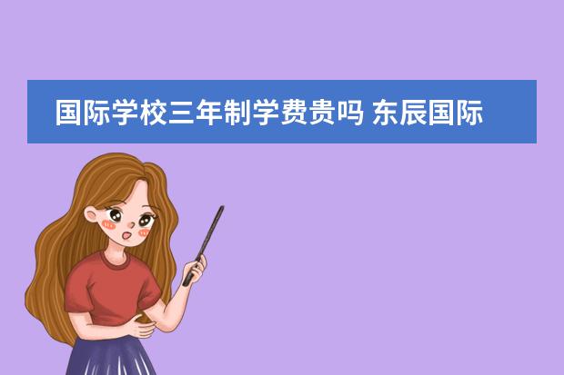 国际学校三年制学费贵吗 东辰国际学校每年学费及生活费需要多少钱?