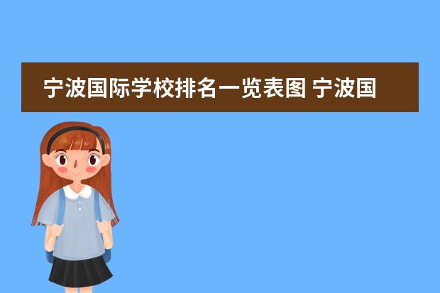 宁波国际学校排名一览表图 宁波国际学校排名一览表