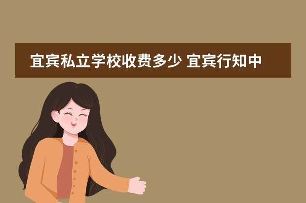 宜宾私立学校收费多少 宜宾行知中学学费多少