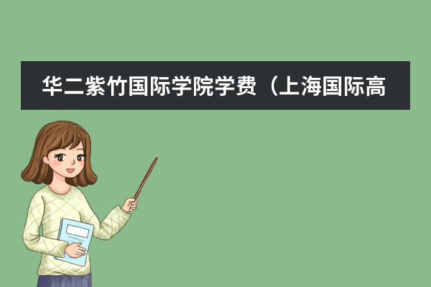 华二紫竹国际学院学费(上海国际高中学费一览表)