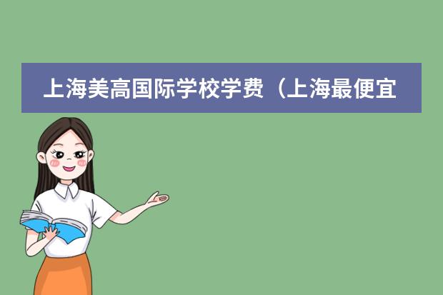 上海美高国际学校学费(上海最便宜的国际高中)