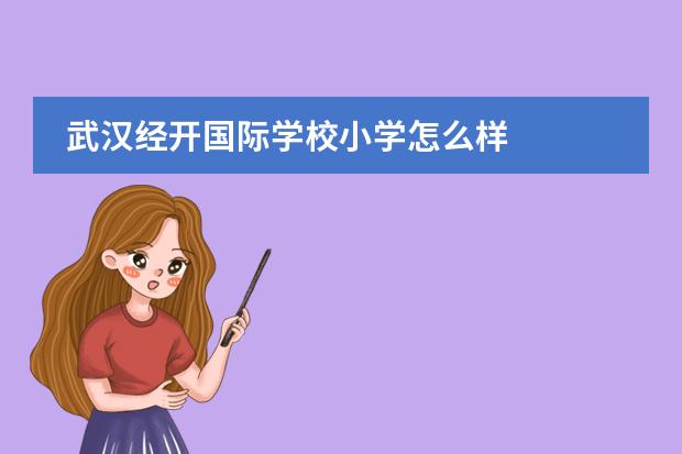武汉经开国际学校小学怎么样