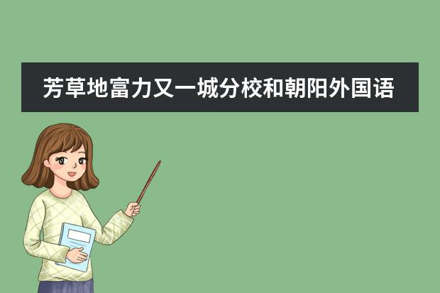 芳草地富力又一城分校和朝阳外国语学校哪个好