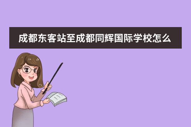 成都东客站至成都同辉国际学校怎么去?