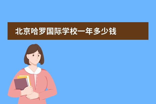 北京哈罗国际学校一年多少钱