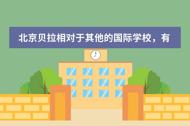 北京贝拉相对于其他的国际学校,有什么优势吗?我侄子要上国际学校,不知选哪个好