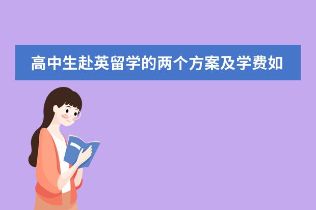 高中生赴英留学的两个方案及学费如何？