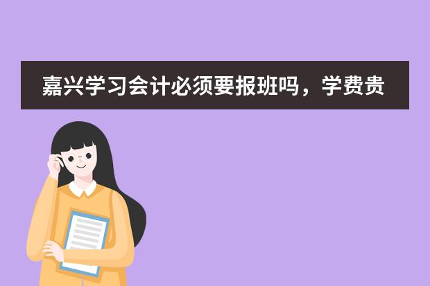 嘉兴学习会计必须要报班吗,学费贵不贵