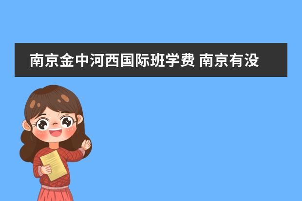 南京金中河西国际班学费 南京有没有像阿里巴巴、吉利那样的全国知名大企业？