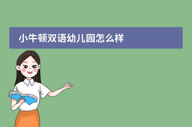 小牛顿双语幼儿园怎么样