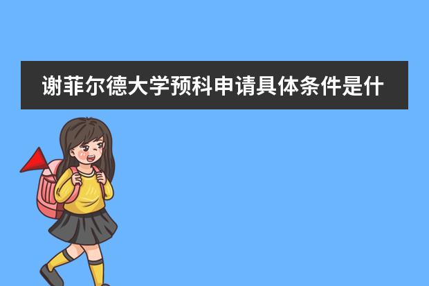 谢菲尔德大学预科申请具体条件是什么？预科入学率高吗，升本校的几率大吗？