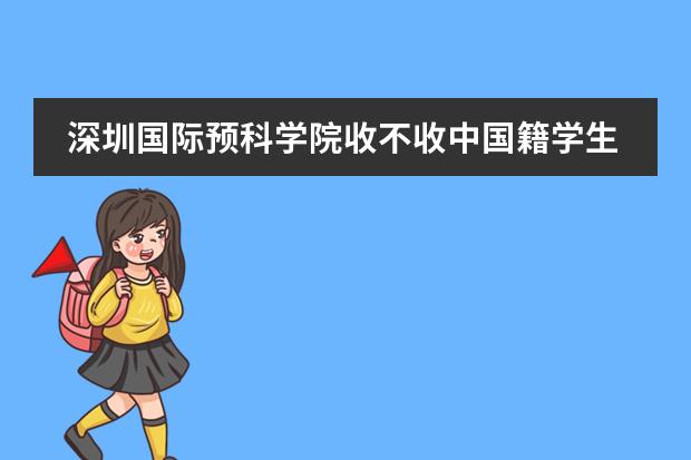 深圳国际预科学院收不收中国籍学生?