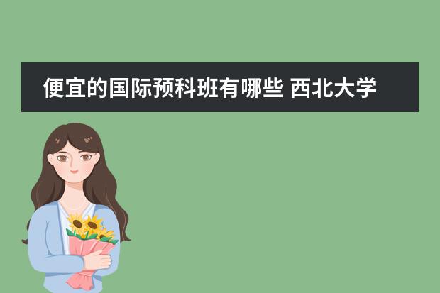 便宜的国际预科班有哪些 西北大学国际商学院留学预科班好不好啊，具体情况谁知道啊，求大家分享详细情况