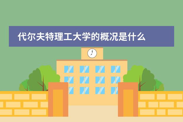 代尔夫特理工大学的概况是什么