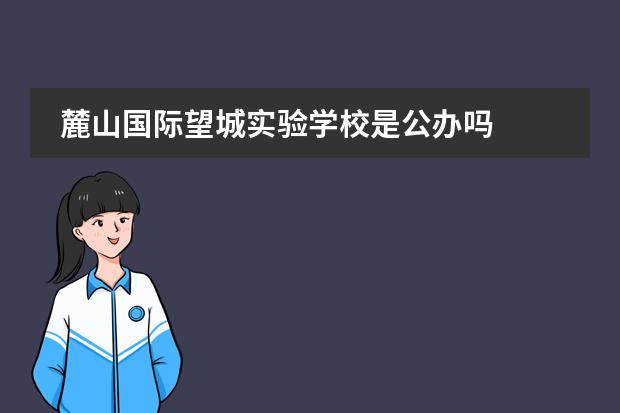 麓山国际望城实验学校是公办吗